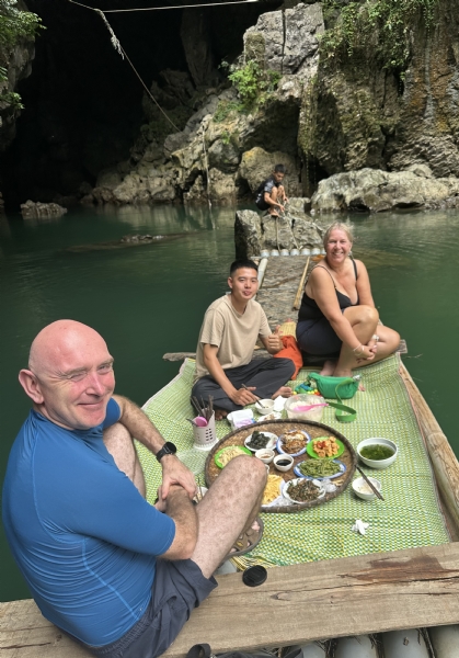 A Meal on a Bamboo Raft â€“ A Unique Experience in Ha Giang